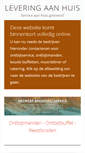 Mobile Screenshot of leveringaanhuis.be